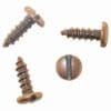 Antique Copper Slotted Screws BM-1012AC Antique Copper Slotted Screws