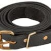 Black Leather Trunk Strap KD-TKS61 Black Leather Trunk Strap