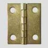 BRASS PLATED STEEL FLAT BUTT HINGE 2 X 2-1/2 INCHES D-1613