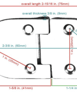 Butler Tray Table Hinge BHC-2213 Butler Tray Table Hinge 2