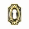 Hepplewhite Keyhole Cover BM-1217PB Hepplewhite Keyhole Cover