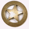 CIRCULAR STAR TACKS OXFORD GOLD MEDALLION 10 COUNT LE-EN621L