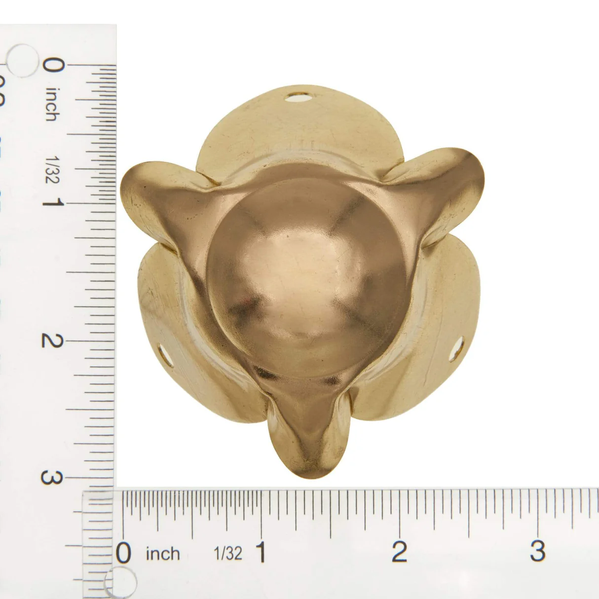 Large Brass Trunk Corner OBL-1160BP Large Brass Trunk Corner 2