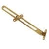 SLOTTED 7 INCH BRONZE PLATED STEEL SPRING TENSION LID STAY S-186-7L