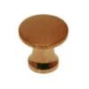 KNOB FOR STACKED BOOKCASE IN CAST ANTIQUED BRASS FOR GLOBE WERNICKE MACEY BRANDS 1/2 INCH DIAMETER BM-1222+AB