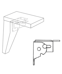 Folding Table Leg Hinge H-65800