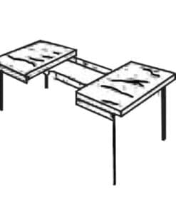 Low Profile Table Slides D-1569U