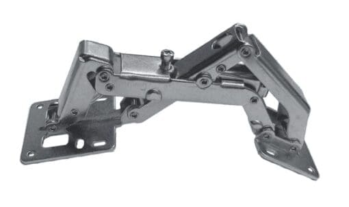 NICKEL CONCEALED NON BORE HINGE HC-2000/170N HEAVY DUTY SPRING LOADED