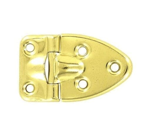 TRUNK STOP HINGE BRASS PLATED OBD-66BP
