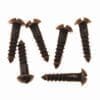 Slotted Antique Brass Wood Screws