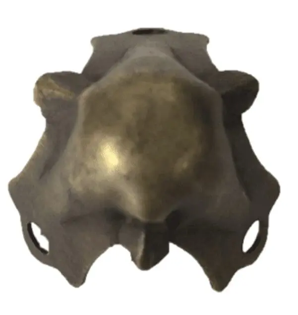 Small Antique Brass Trunk Corner KD32AB Small Antique Brass Trunk Corner