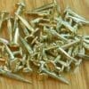 BRASS PLATED STEEL TRUNK NAIL TACKS 4 OUNCE LOTS 3/4 INCH D-3620 TKT-9