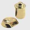 BRASS SPRING LOADED 3/8 INCH BULLET CATCH INSERT AND STRIKE PLATE M1238
