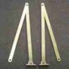 FOLDING PAIR OF SOLID BRASS DROP FRONT DESK LID SUPPORTS LS-18HERSH