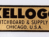 KELLOGG TELEPHONE COMPANY WATER DECAL LABEL FOR ANTIQUE TELEPHONES H-9991
