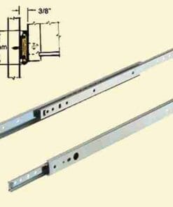 PAIR OF 27MM COPENHAGEN TYPE DRAWER SLIDES 13-3/8 LONG X 1-1/16 INCHES HIGH DSP-8800/342
