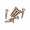NICKEL OVAL HEAD SLOTTED WOOD SCREWS 20 COUNT POLISHED 5X5/8 BM-1010PN