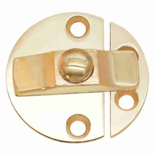Turn Button Latch Solid Brass BM-1616PB