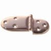 OVAL ICE BOX HINGE CAST NICKEL PLATED BRASS NOT PAIRS N-2087