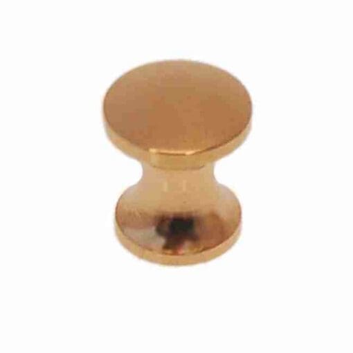 KNOB FOR STACKED BOOKCASE CAST BRASS FOR STACKED BOOKCASE 3/8 INCH DIAMETER BM-1221PB