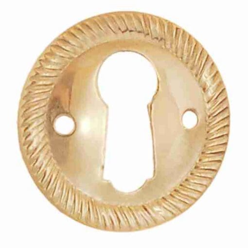 Round Rope Edged Keyhole Cover