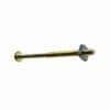 BRASS PLATED MACHINE SCREW FOR GLASS KNOBS AND HANDLES 2-1/2 INCHES LONG BM-5292PB