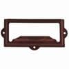 OIL RUBBED BRONZE FINISHED BRASS FILE LABEL CARD HOLDER WITH PULL BM-1403OB