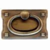 ARTS AND CRAFTS MISSION STYLE ANTIQUE BRASS DRAWER DOOR PULL BM-6017