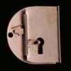 HALF MORTISE DOOR LOCK, LEFT HAND DRAWER OR DOOR S-1827