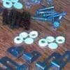 CASE OF MIRROR MOUNT CHANNEL CLIPS U SHAPED METAL CLIPS.... XMF-72/6