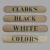 SPOOL CABINET DRAWER DECAL LABEL 4 PIECE SET CLARKS. H-1020