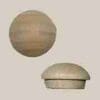 FLANGED ROUND HEAD BUTTON PLUGS MAPLE 50 COUNT 1/2 W1-6534