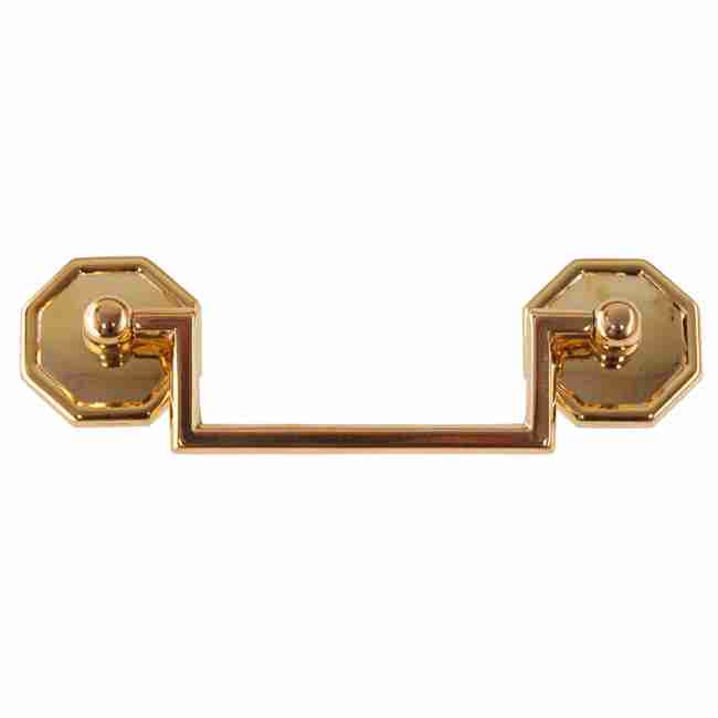 Brass Octagon Bail Pull BM-1319PB Brass Octagon Bail Pull