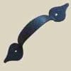 BLACK IRON SPEAR END DRAWER PULL T-1571S