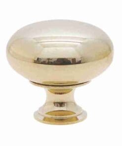 Rounded Brass Knob