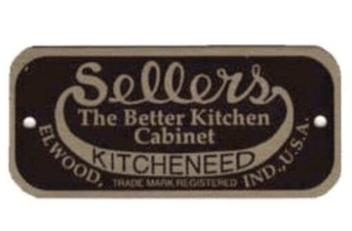 Sellers Cabinet Label