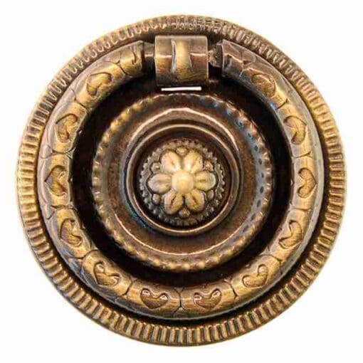 Stamped Colonial Revival Ring Pull