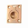 POLISHED SOLID BRASS RECESSED RING PULL BM-1141PB