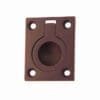 Recessed Ring Pull In Oil Rubbed Bronze