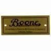 Boone Kitchen Cabinet Nameplate Label HBL7