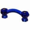 COBALT BLUE GLASS DRAWER PULL BM-5215