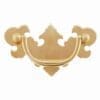Solid Brass Chippendale Pull