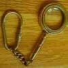 Magnifying Glass Keychain Premium In Brass Mini Size UDA-1140