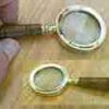 Small Brass And Wood Magnifying Glass UDA-1305