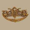 VICTORIAN CAST BRASS DRAWER PULL WITH 3 INCH CENTERS B-0668