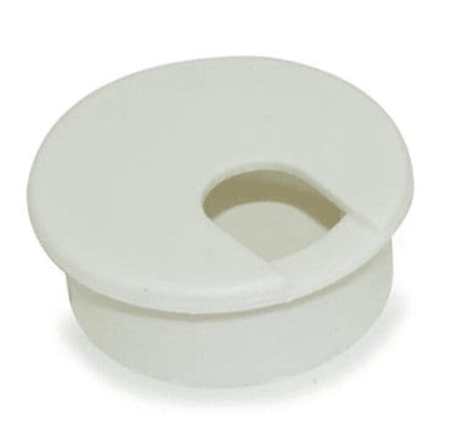 250 White Wire Management Grommets Sold by the Case - HC-6727-010