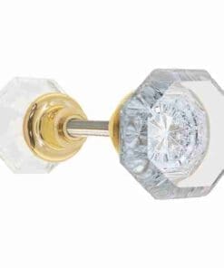 Brass Base Glass Doorknob