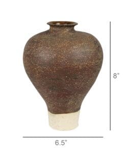 Brown Umbria Narrow Bottom Vase HA4982-13 Brown Umbria Narrow Bottom Vase 1