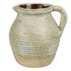 White Ceramic Umbria Pitcher HA-4985-6 White Ceramic Umbria Pitcher